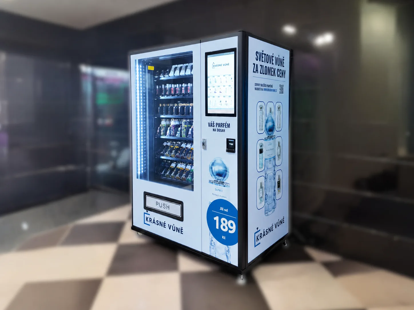 Automat na parfumy a vône KRÁSNE VÔNE